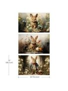 Redesign with Prima Decoupage Tissue Papír - Álmodozó nyuszik